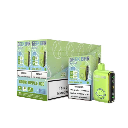 Geek Bar Pulse - Sour Apple Ice (5/Pack)